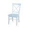 International Concepts 36 in. Solid Wood Round Top Pedestal Dining Table with 2 Chairs in White K08-36RT-23B-C613-2 - alternate 4